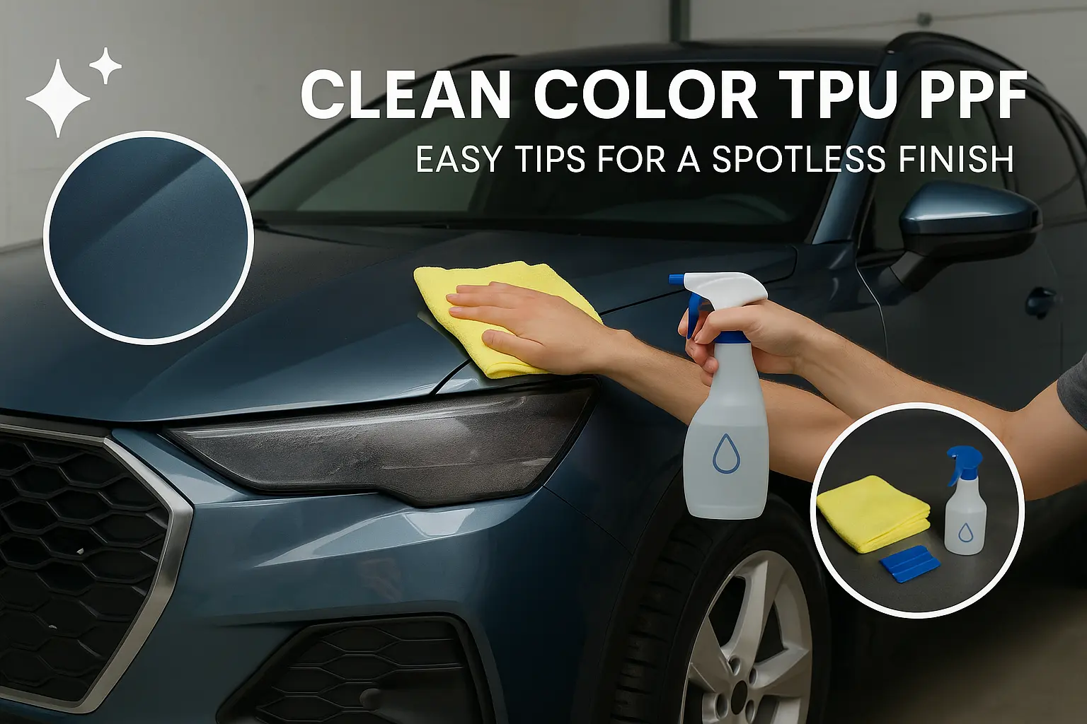 TPU PPF بلون نظيف