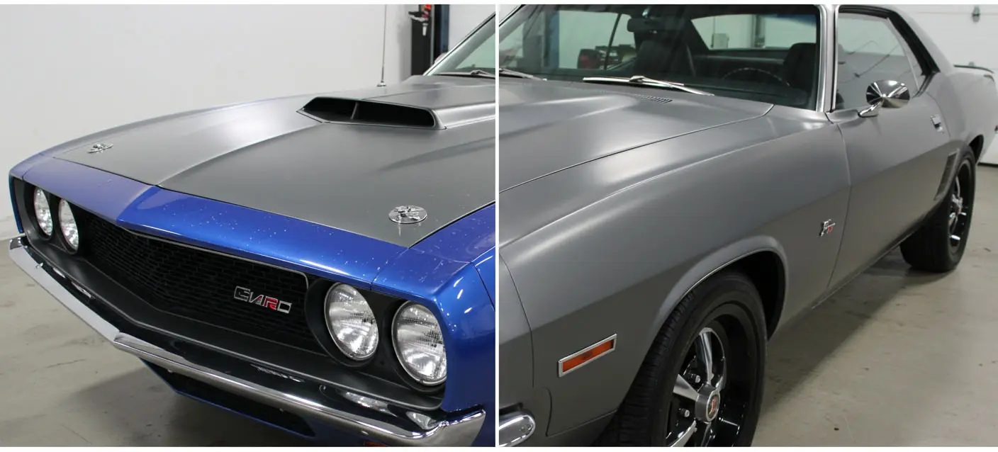 PPF الملون مقابل غلاف الفينيل