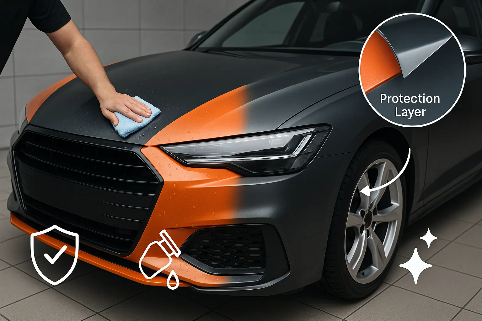 منع البقع على TPU PPF