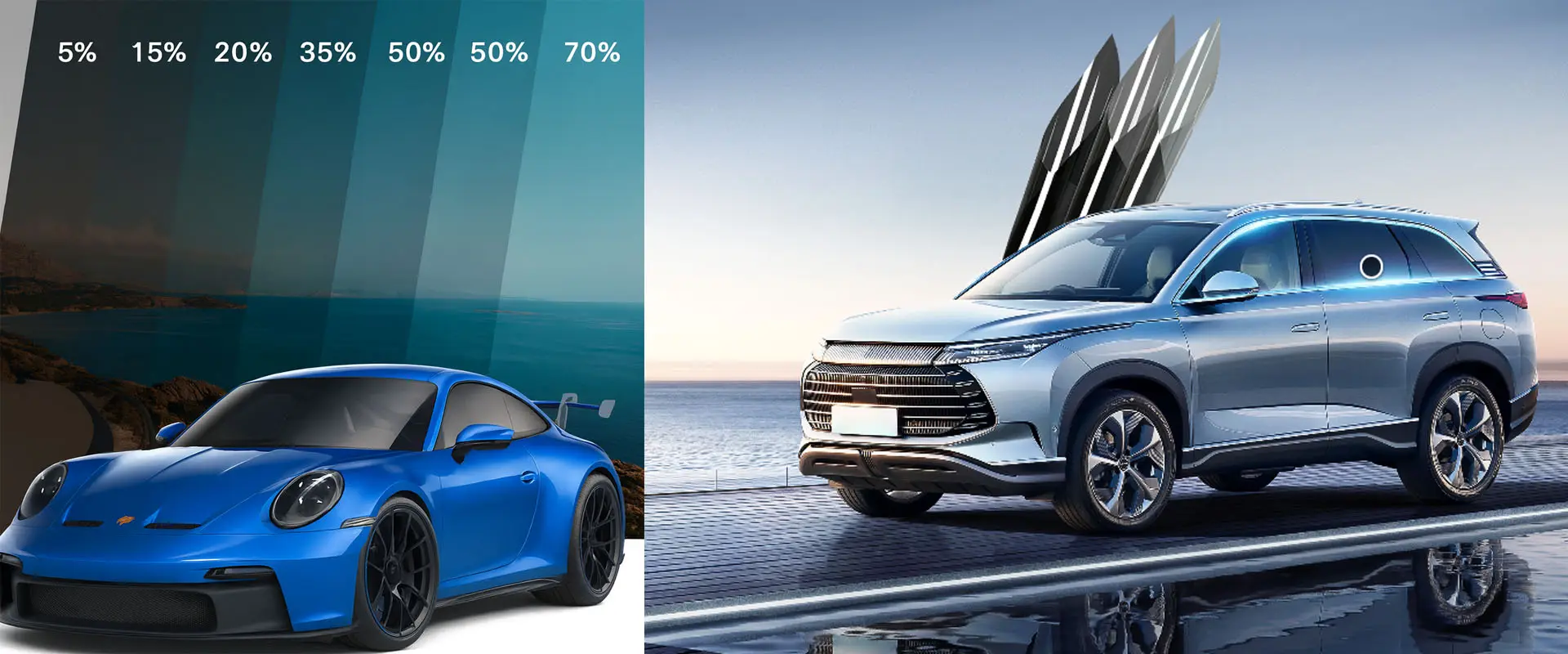 تظليل النوافذ السيراميك النانوي