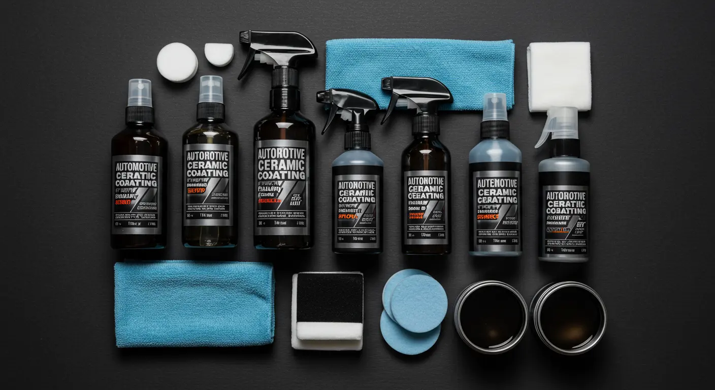 طقم طلاء السيراميك للسيارات