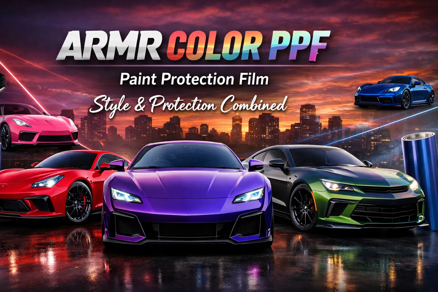 الدليل النهائي: لماذا يعتبر فيلم حماية الطلاء ARMR Color PPF هو الحل الأفضل لحماية المركبات وجمالها